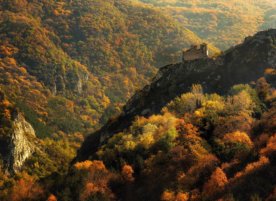 Asen's Fortress in the autumn.