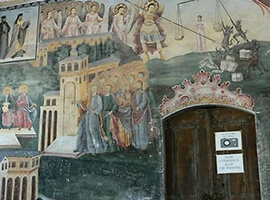 The fresco, painted by Zahari Zograf.